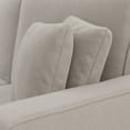 thumbnail image 6 of Stockton 131W Sectional Couch with Double Chaise Lounge in Beige Fabric, 6 of 11