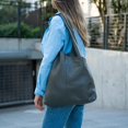 thumbnail image 2 of Bolso de mano Komals Passion Leather V Shape Tote cuero para mujer tipo hobo, 2 of 4