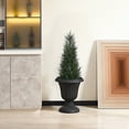 thumbnail image 5 of DR.Planzen 2-Pack 3ft Artificial Cedar Topiary Trees, UV-Resistant Outdoor Potted Plants for Porch & Garden Decor, 5 of 13