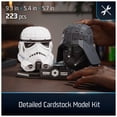 thumbnail image 2 of 4D Build, Star Wars Stormtrooper & Darth Vader Helmets 2-Pack, Ages 12 and Up, 2 of 8