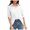 White, variant on FRSASU Plus Size Tops Clearance Women Pockets Solid Turn-Down Neck Cardigan Long Sleeve Loose T-Shirt Autumn Blouse Button Tops