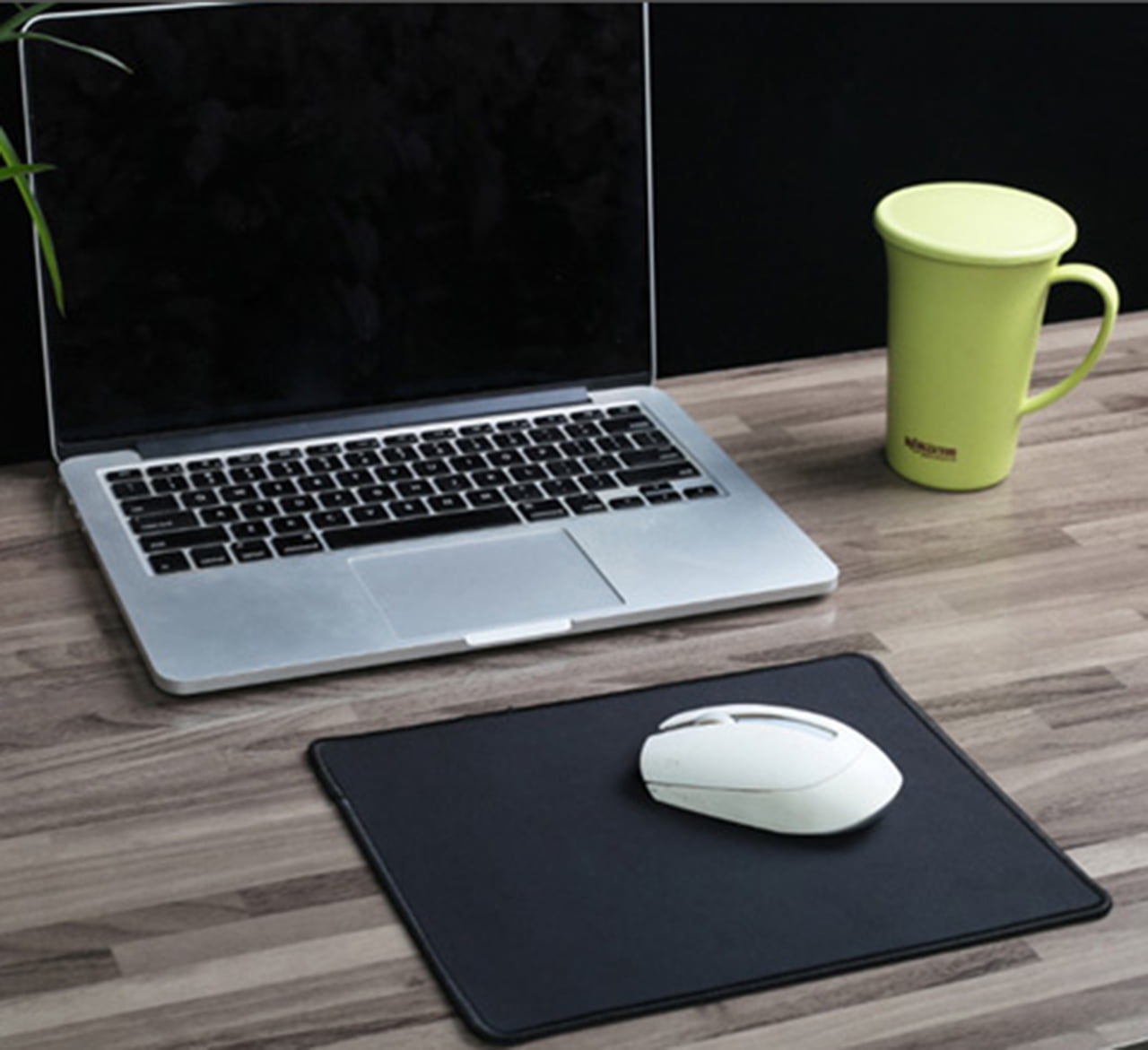 Kriture Mouse Pad 12 Pack with Stitched Edge, Non-Slip Rubber Base, Premium-Textured and Waterproof Mousepad for Computers, Laptop, Office & Home, 10.2x8.3inches, 7mm, Black
