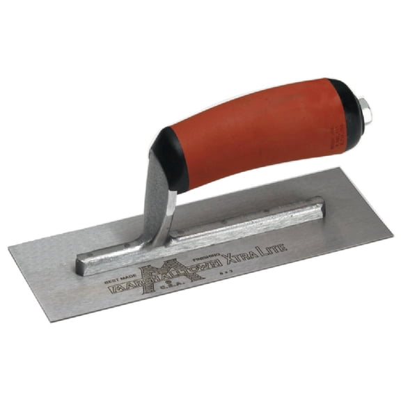 MARSHALLTOWN The Premier Line MXS1D 11-Inch by 4-1/2-Inch Finishing Trowel with Curved DuraSoft Handle
