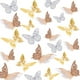 thumbnail image 1 of SAOROPEB Decoración de pared de mariposa 3D, 48 piezas, 4 estilos, 3 tamaños, adhesivos metálicos extraíbles para pared, adhesivos murales para habitación de niños, guardería, aula, decoración de fies, 1 of 4