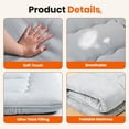 thumbnail image 3 of Sweetcrispy Twin Japanese Floor Mattress with Washable Cover, Folding Memory Foam Sleeping Mat for Dorm, Camping & Guest Room, Gray, 3 of 8
