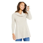 STYLE & COMPANY Womens Beige Long Sleeve Crew Neck Blouse Petites PP