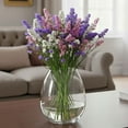 thumbnail image 2 of Couronne Co. Breda Recycled Glass Vase, Large Clear Cylinder Flower Vase for Tabletop, Living Room or Dining Room, 1 Piece, 2 of 6