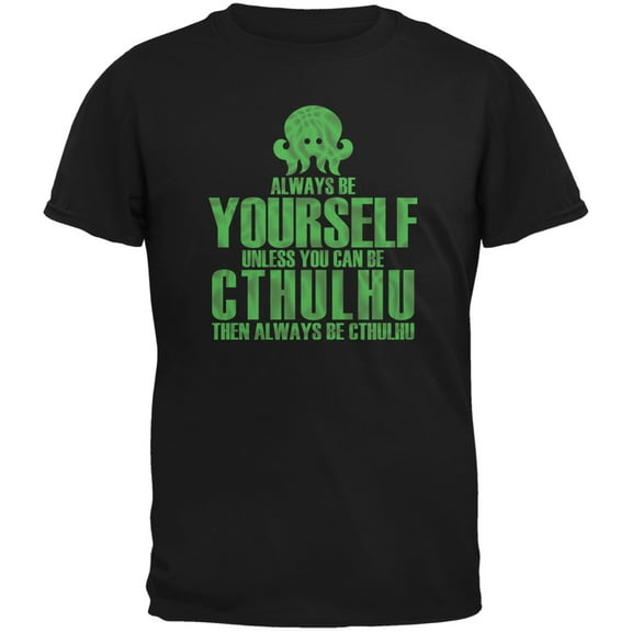 Old Glory Mens Always Be Yourself Cthulhu Short Sleeve Graphic T Shirt
