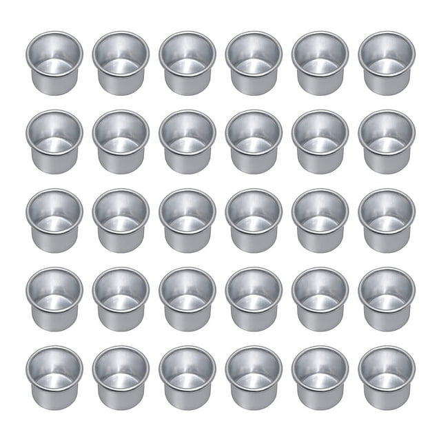Portavelas para Velas CóNicas, Portavelas, Velas de Té, Velas de Mesa con InsercióN de Velas, Portavelas 30 Piezas Plata