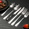 thumbnail image 5 of Steadline 6 Pieces Western Silverware Set with Steak Knives, Stainless Steel Flatware Cutlery, Include Knife Fork Spoon, Mirror Polished, Dishwasher Safe, 5 of 6