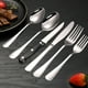 thumbnail image 5 of Stainless Steel Cutlery Set 6pcs | Dinner Spoon Fork Steak Knife | Modern Design | Multicolor Rose Black Silver Options | Durable Tableware | 24x10x2cm | Home Restaurant Party Use, 5 of 6