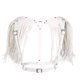 thumbnail image 3 of Arnés de cuerpo y pecho ajustable de cuero PU para mujer, cinturón de bondage con borlas en los hombros, ropa en forma de Y, 3 of 5