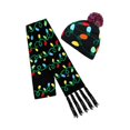 thumbnail image 1 of wonima02 2 Pieces Christmas LED Light-up Hats Xmas Light Up Scarf for Christmas Party, 1 of 1
