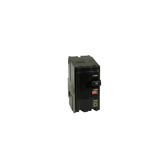 Square D QO215C Double Pole Circuit Breaker, 15 Amp