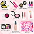 thumbnail image 5 of GLUAAE Pretend Kids Cosmetic Toys Kit for Girls Toddlers Makeup Play Set with Cosmetics Bag, 5 of 8