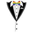 thumbnail image 2 of Men's Lost Gods Rainbow Bowtie Graphic T-Shirt, 2 of 5