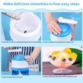 thumbnail image 4 of Manual Ice Crusher Kids Household Block Smoothie Making Machine with Measuring Cup Children Stainless Steel Shaver DIY Party, 4 of 9