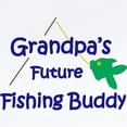 thumbnail image 2 of CafePress - Grandpa's Future Fishing Buddy Body Suit - Long Sleeve Cotton Baby Bodysuit, 2 of 4
