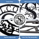 thumbnail image 4 of Arte de pared de metal BVLFOOK con letra S, decoración negra personalizada, 4 of 8