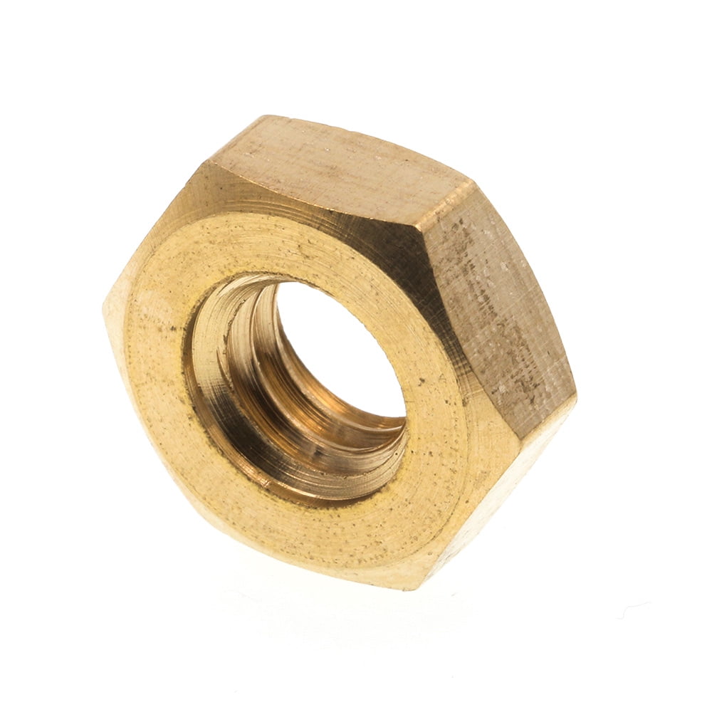 12 5/16-18 Finished Hex Nuts Solid Brass