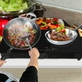 thumbnail image 5 of Cheftop Induction 2 Burner Cooktop - Portable 120V Digital Ceramic 2 Burner Electric Cooktop w Kids Safety Lock 1800 Watt, Touch Sensor Control, Multiple Controls Cooking Zones & Power Levels, 5 of 8