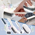thumbnail image 2 of De Cepillos De Limpieza, Cepillo De Limpieza De Platos, Cepillo Flexible Para Zapatos, Cepillo De Baño Para Fregadero De Cocina 4 Uds. Moyic HA045534-01, 2 of 6