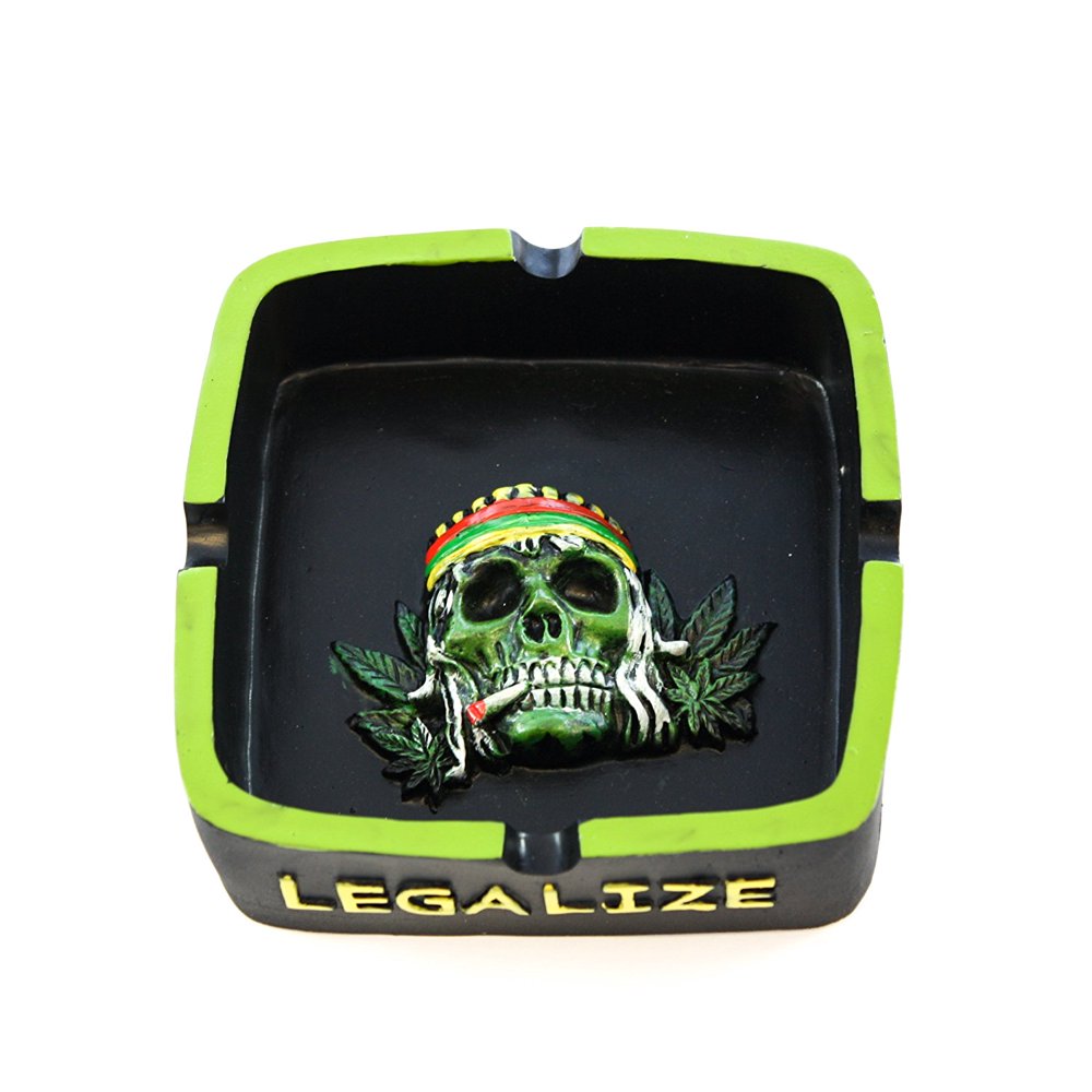 Ashtrays (Legalize Skull)