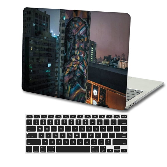 KSK KAISHEK Plastic Hard Shell Case Only for 2022.0 Rel. MacBook Air 13.6 Inch m2 Retina Display + Black Keyboard Cover Model: A2681 m2 Painting A 0399