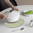 thumbnail image 6 of Shell Style Silicone Placemats Set of 4 â Heat Resistant & Non- Dining Table Mats, Kitchen Tableware for Home, Anti-Scald Waterproof Placemats for Indoor/Outdoor Use (7 Inch), 6 of 6