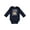 Navy, variant on My Great Grandma Loves Me with Sloth and Hearts Boys or Girls Long Sleeve Baby Bodysuit