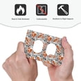 thumbnail image 4 of Haiem Vintage Blue Fox Family A Pattern Decorative Wall Plates, 1-Gang 5.0" x3.0", Unbreakable Thermoplastic Faceplate Cover for Decorator Receptacle Outlet & Switch-Style S, 4 of 6