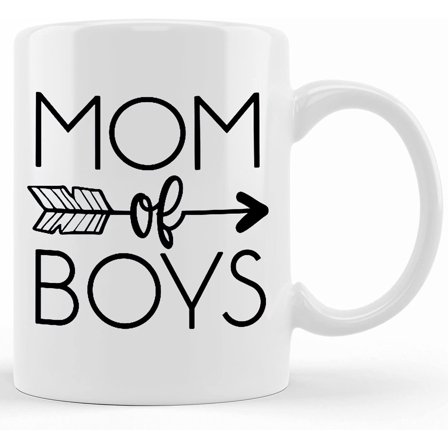 Mom Of Boys Mug, Mom Of Boys, Mom Mug, Mug For Mom, Gift For Mom, Mom Gift, Mother's Day Gift, Coffee Lover, Coffee Mug For Mom, Boy Mom, Ceramic Novelty Coffee Mug, Tea Cup, Gift Presen