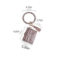 thumbnail image 2 of Guardurnaity LLavero de de leopardo para puerta de coche y hogar, llavero con borla, cambio de tarjeta de crédito, monedero, llavero de mano y Ropa, zapatos y accesorios Miscelánea leopardo blanco Guardurnaity AP014037-01, 2 of 6