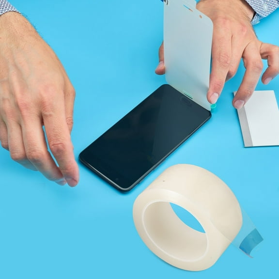 LABSERRON Adhesive Screen Repair Tape 1 Roll for Phones Tablets Cameras Dirt Removal Fingerprint Cleaning