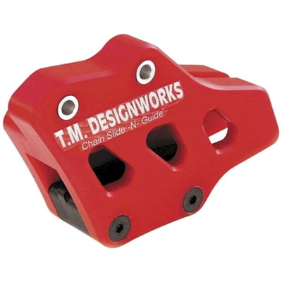 T.M. Designworks Factory Edition 2 Rear Chain Guide Red for Honda CRF450RX 2017-2018