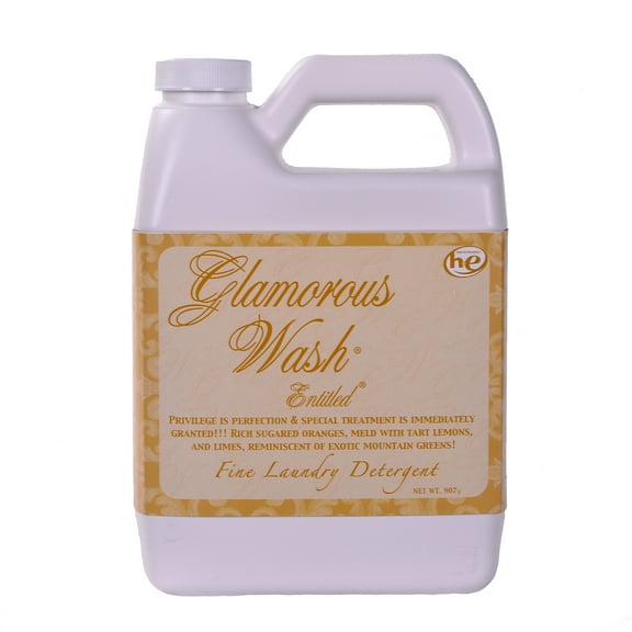Tyler Candle Entitled Glamorous Wash Liquid laundry Detergent, 48 Loads, 128 fl oz