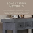 thumbnail image 6 of Maven Lane Veena Handmade Heritage Wooden Console Table, Grey Distressed Finish, 6 of 6