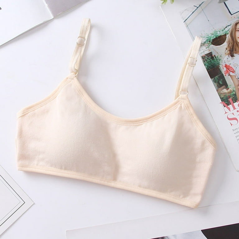 Fashion Puberty Underwear Young Girl Bra Teenagers Student Sports Wireless Training  Bras Camisole Vest 8 15Y No.Seven From 4,16 €