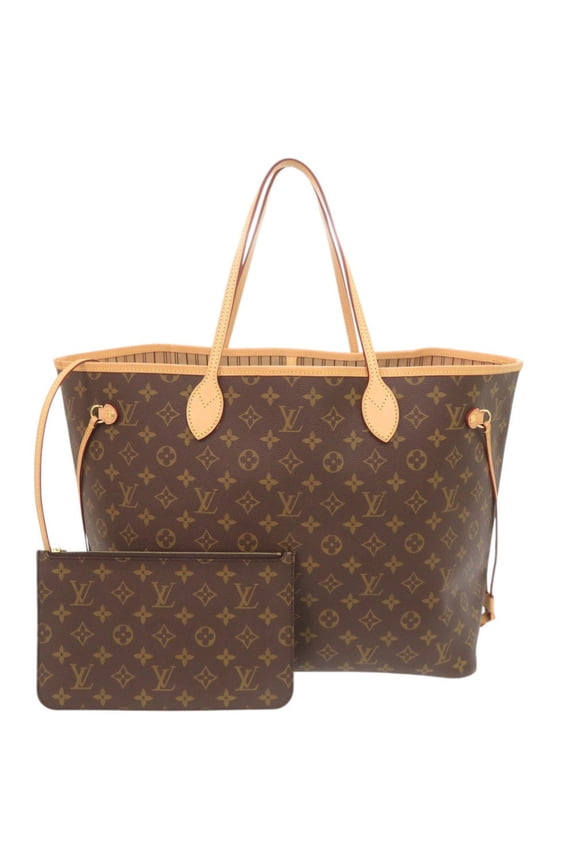 Pre-Owned Louis Vuitton Neverfull GM Handbag with Pouch, Monogram M40990 Tote Bag LV 1668 LOUIS...