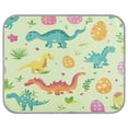 thumbnail image 2 of Pet Cooling Pad Foldable Self Cooling Mat Breathable Pet Cushion Sleep Pad for Dogs and Cats Colorful Dinosaurs and Eggs M, 2 of 9