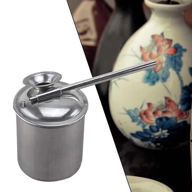 Pulverizador de pintura,Herramienta de de pulverizador de pintura de acero inoxidable,Cerámica Pintura Macetas Pintura con pulverizador,Pulverizador de pintura de cerámica de Baoblaze Pulverizador de pintura