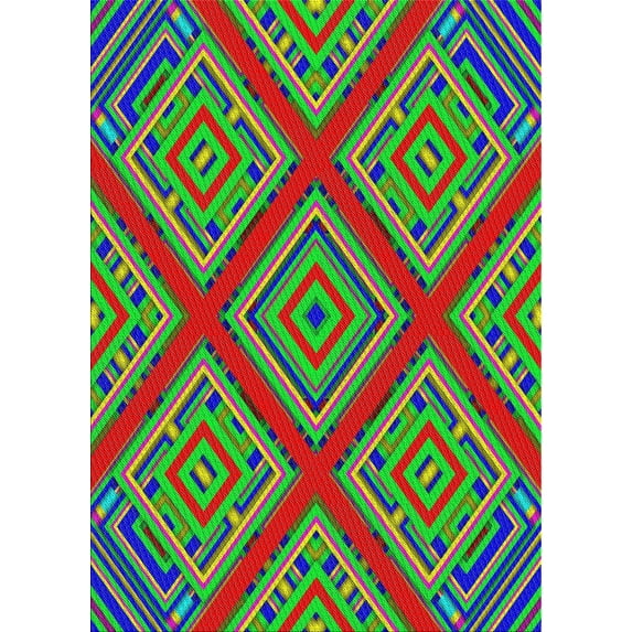 Ahgly Company Machine Washable Indoor Rectangle Transitional Burnt Pink Area Rugs, 7' x 9'