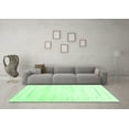 thumbnail image 3 of Ahgly Company Indoor Rectangle Solid Emerald Green Modern Area Rugs, 2' x 5', 3 of 4