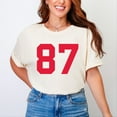 thumbnail image 5 of Football Jersey 87 - Womens Garment Dyed Tee, 5 of 15