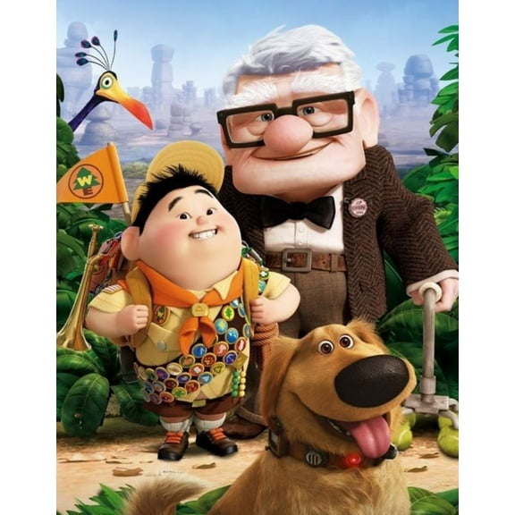 DIY 5D Diamond Art Kits for Adults Kids, UP Paint by Diamonds Gem Painting Kits for Home Wall Decor 12x16 inch