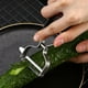 thumbnail image 2 of Pelador de verduras de acero inoxidable ultraafilado para patatas, todas las frutas y verduras, raspador de alambre prensado, pelador de acero inoxidable, 2 of 4