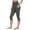 Dark Gray, variant on Capri Leggings for Women with Pockets High Waisted Yoga Pants Stretch Workout Gym Capris Cropped Trousers,2XL,