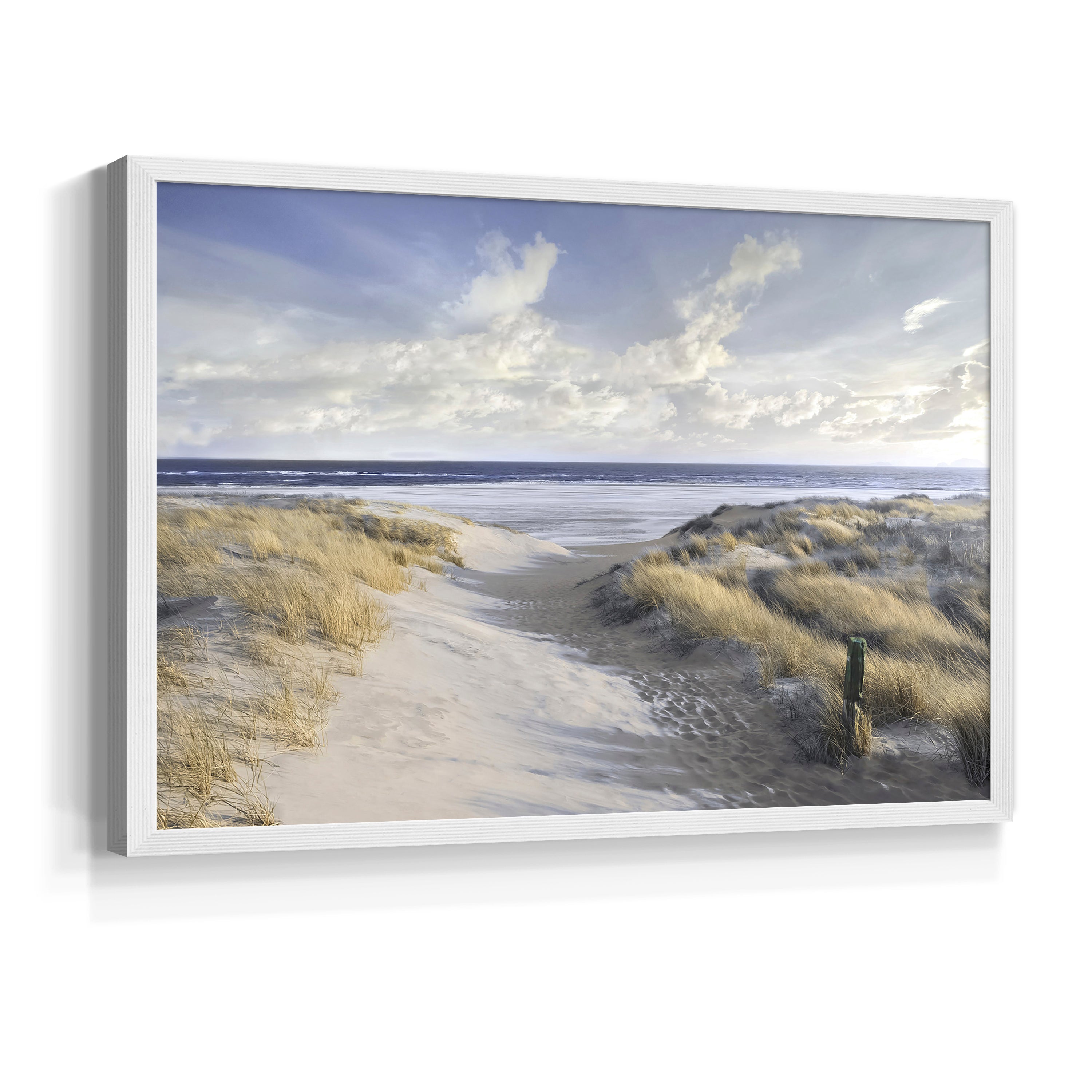 Aisle Marker by Mike Calascibetta - Restickable Framed Giclée Print
