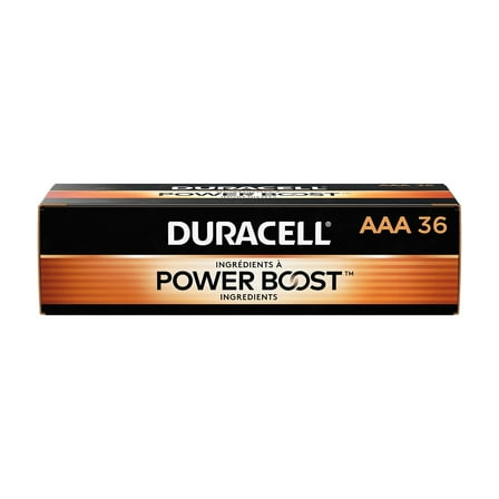 Duracell CopperTop Alkaline Batteries with Duralock Power Preserve Technology AAA 36/Pk MN24P36