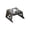 Black, variant on Elevated Foldable Single Bowl Pet Feeder with Stainless Steel Bowl, Raised Dog Cat Bowl Stand for Neck Protection, for Small Dogs